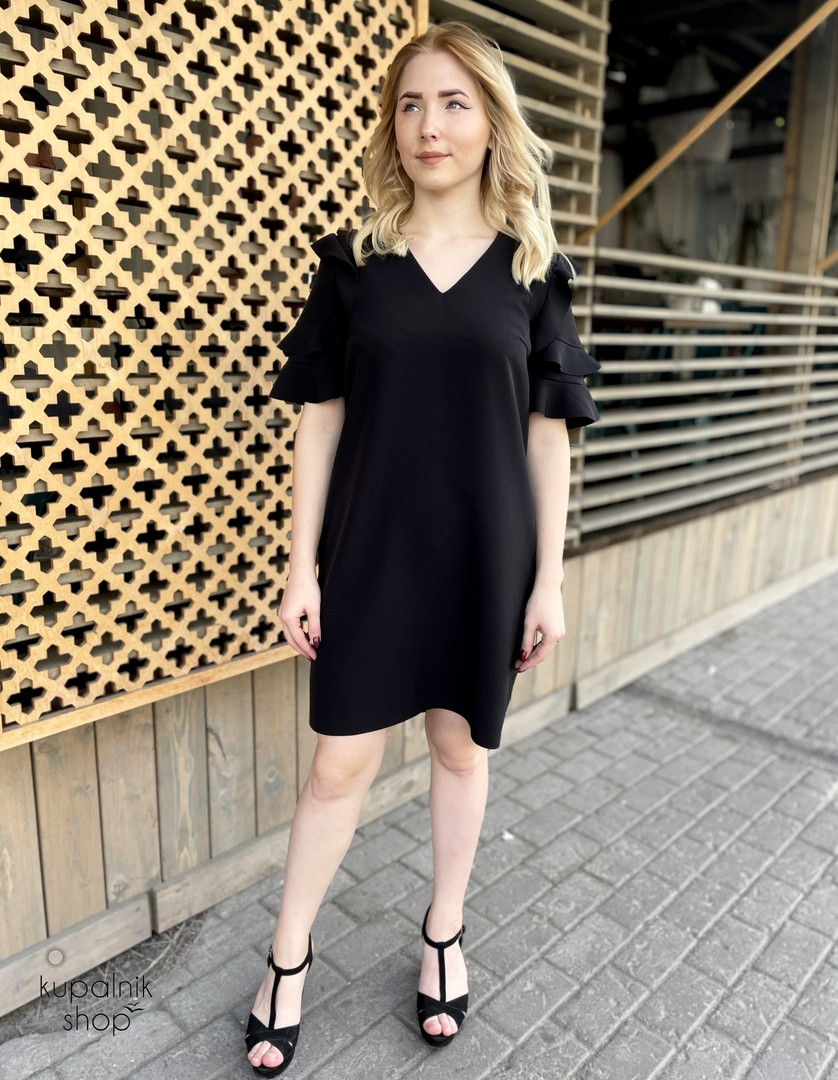 Модель "DAISY" платье чёрное 