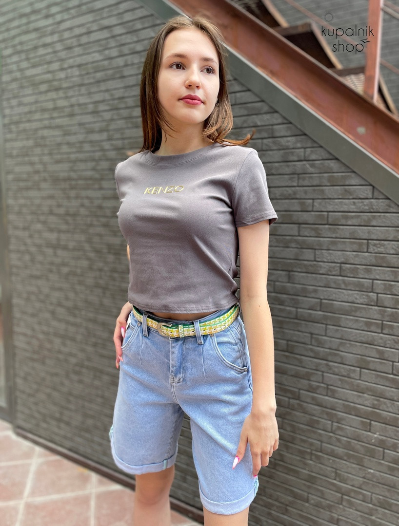 77070 шорты джинсовые голубые 