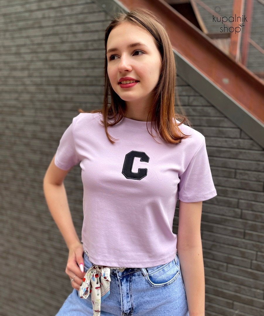СI футболка сиреневый
