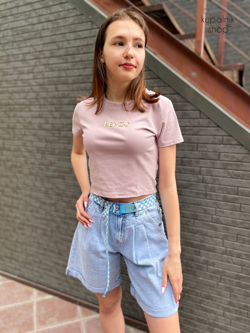 KENZO футболка розовая
