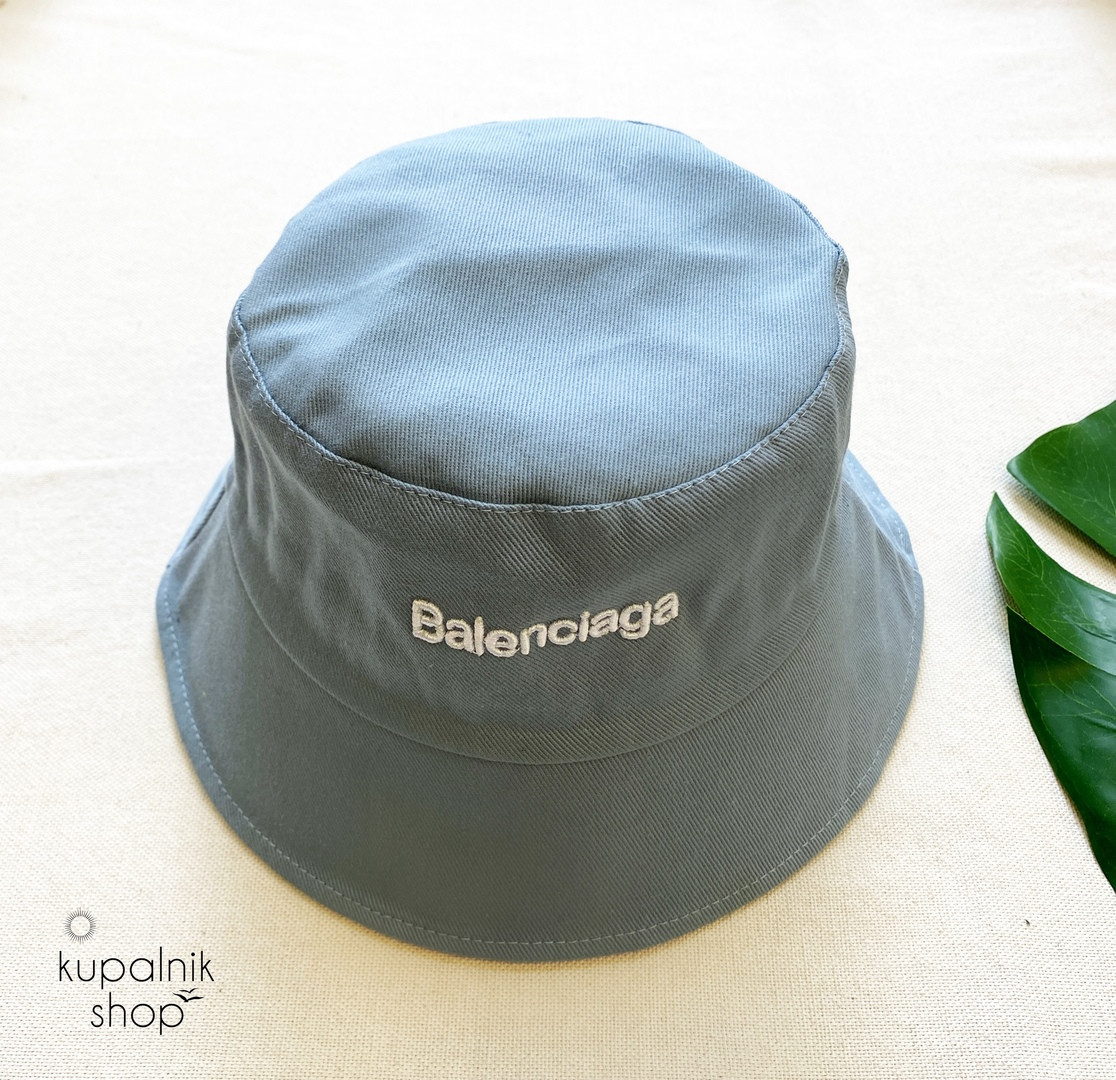 BALENCIAGA панама серая