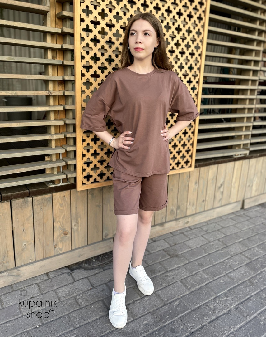 ANHA костюм коричневый