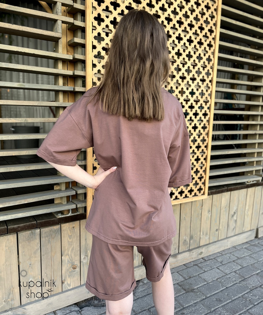 ANHA костюм коричневый