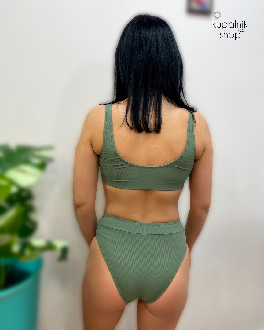 STEFANY купальник раздельный хаки