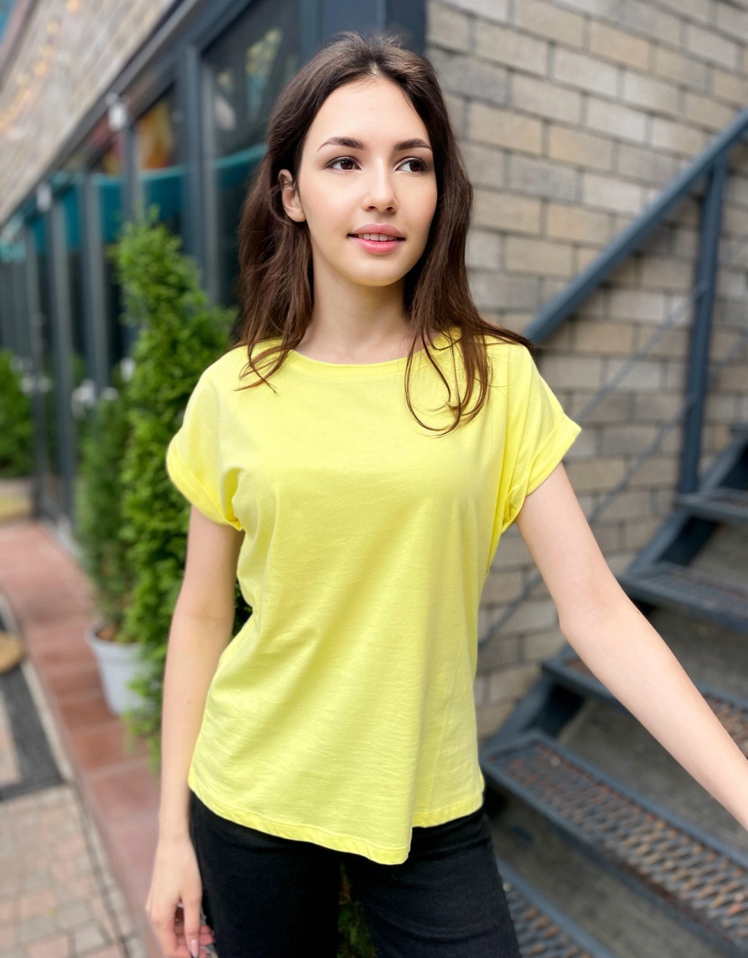 OLIVIA футболка жёлтая