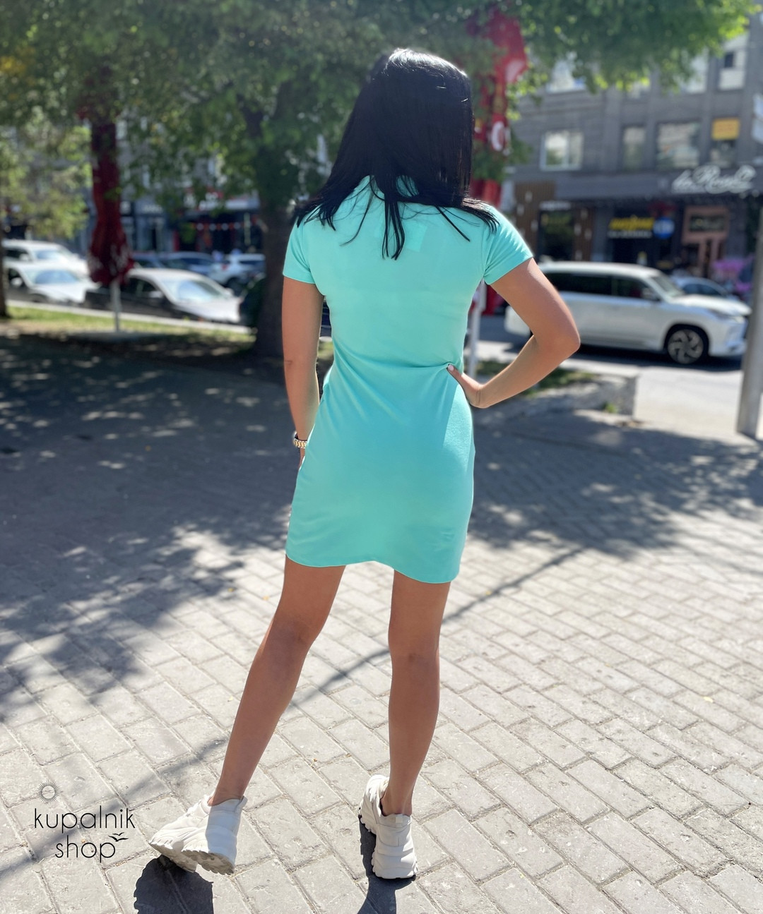 POLO платье мятное