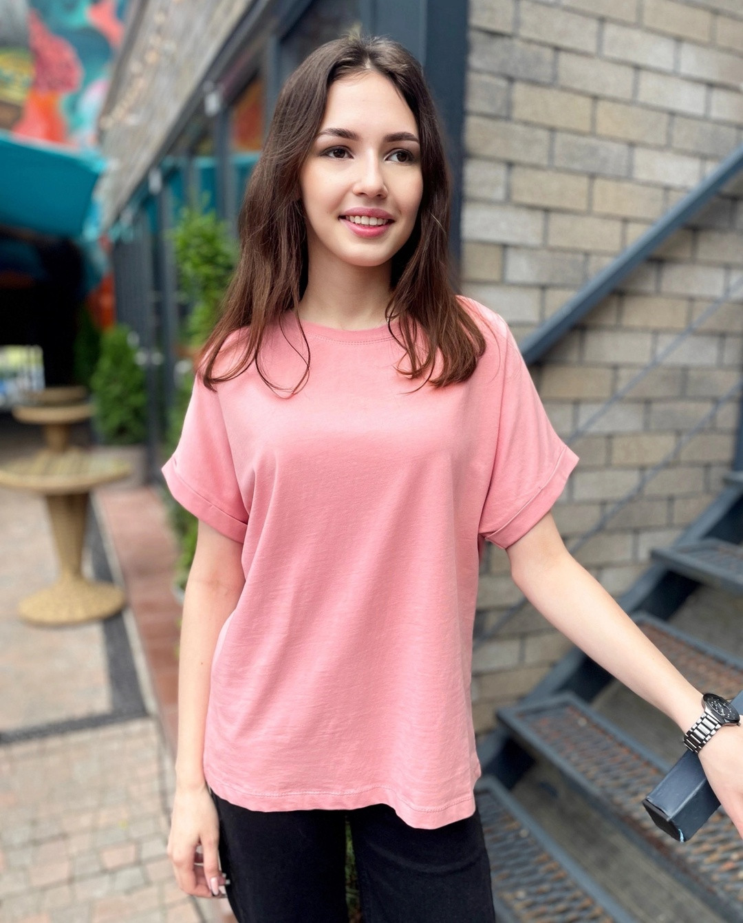 EXCLUSIVE №1 футболка персиковая