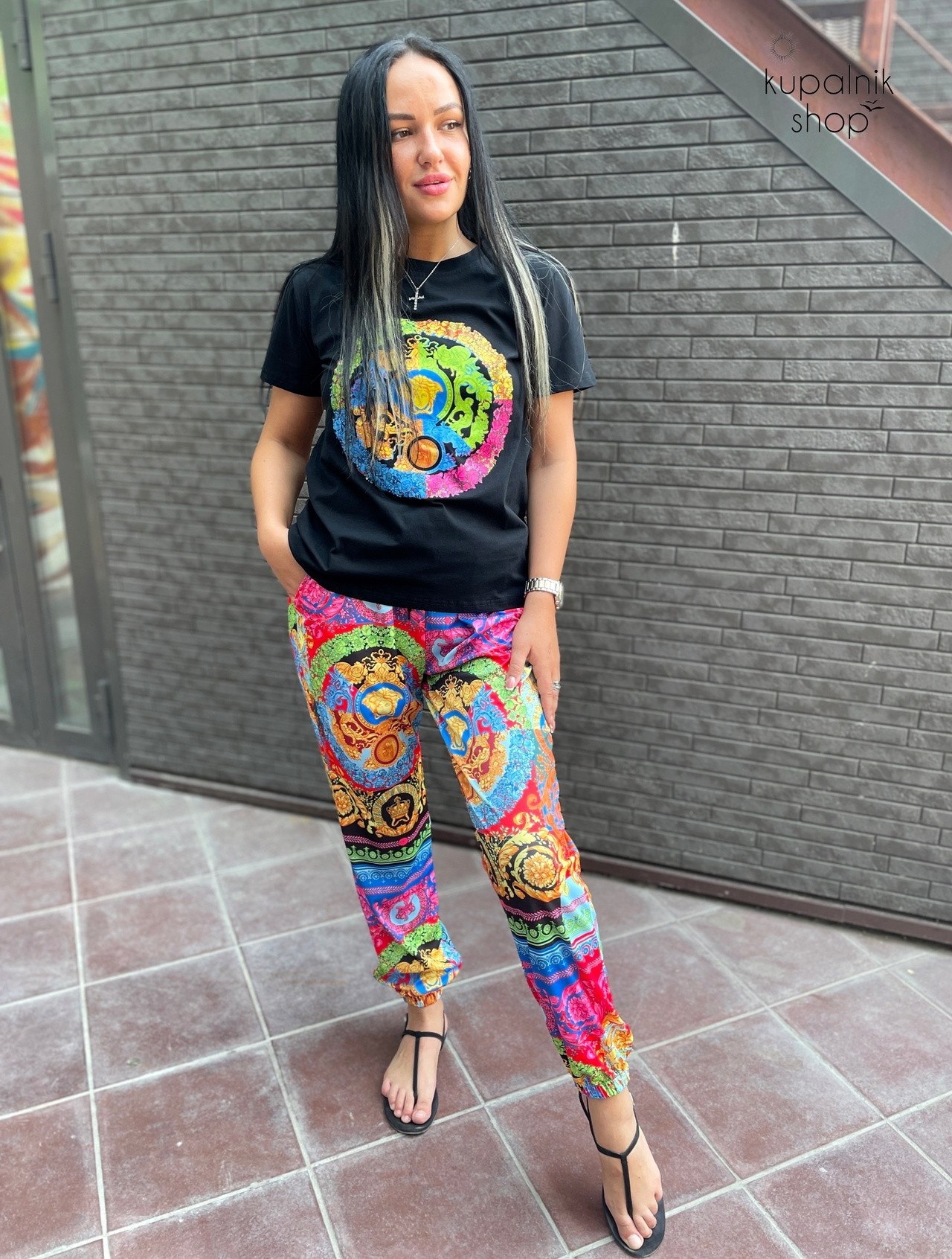 VERSACE костюм черный