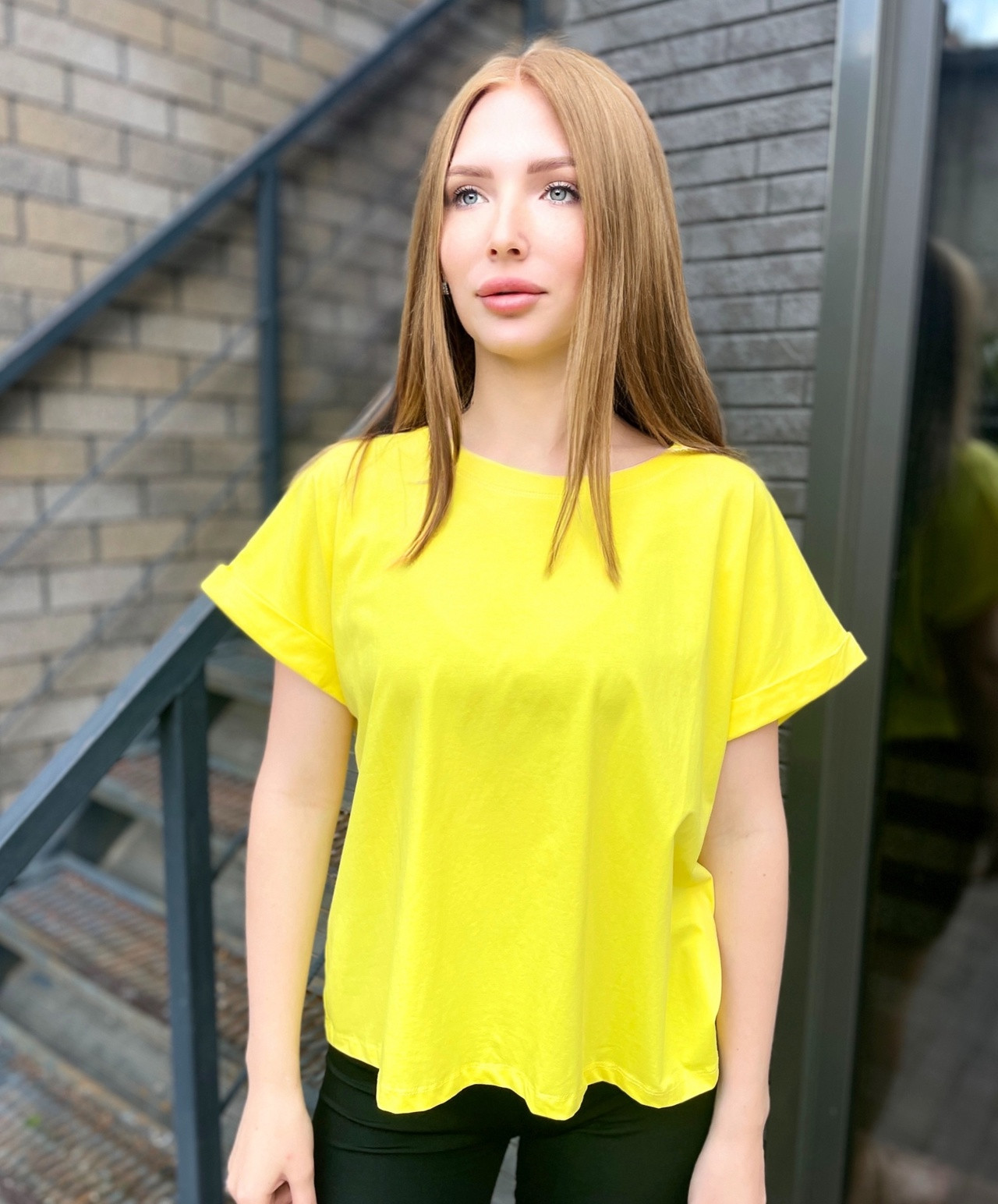 BERRY MINI футболка желтая