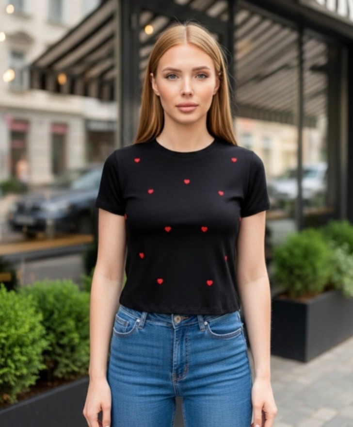 2532 футболка черная