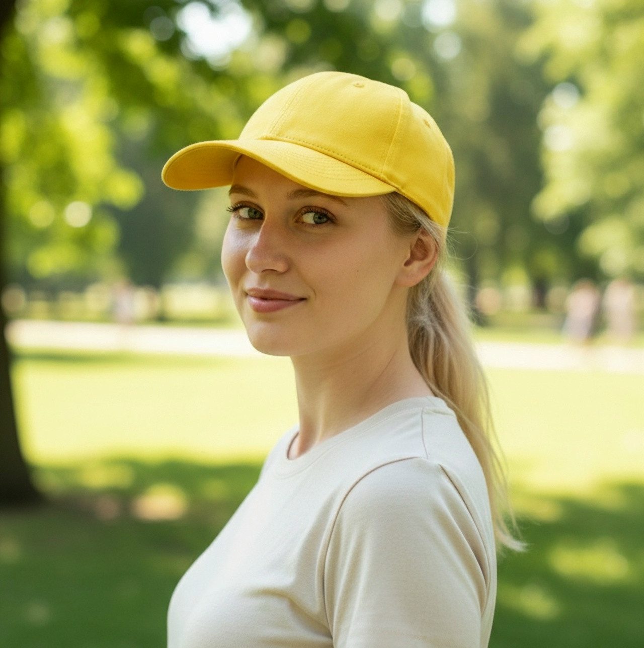 UNISEX кепка желтая