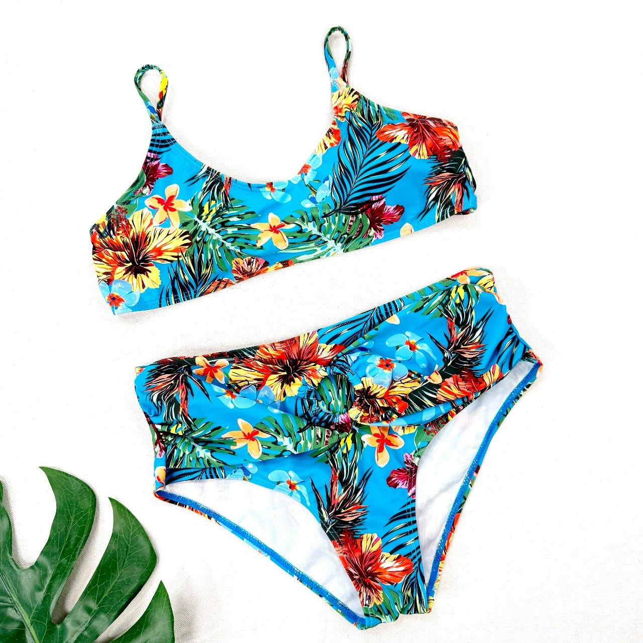 TROPIC купальник раздельный голубой