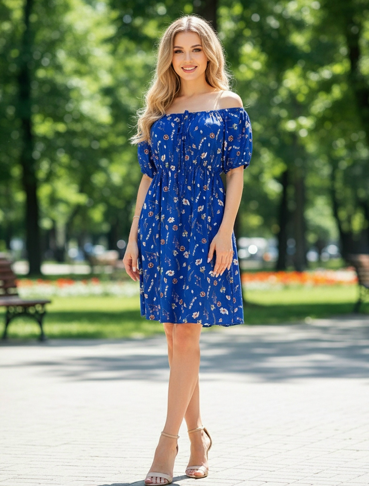 ANIKA платье синее