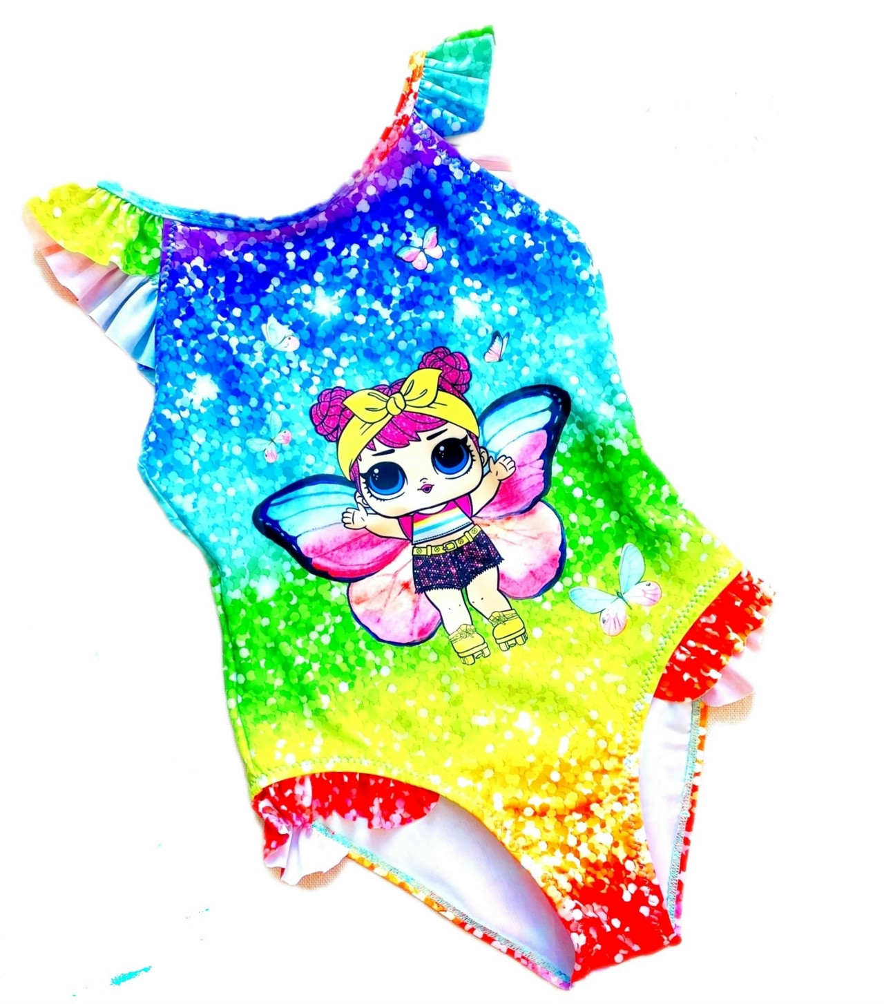 FAIRY купальник детский слитный разноцветный