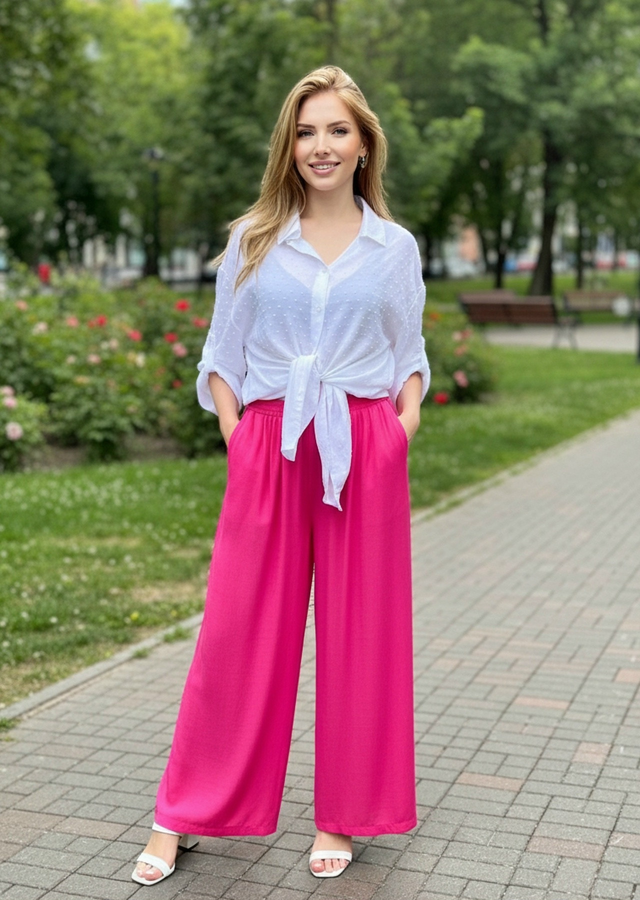 CANVA-27 кюлоты фуксия
